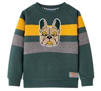 Kids' Sweatshirt Children Long Sleeves Pullover Clothes Kids' Top Dark Green vid
