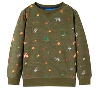 Kids' Sweatshirt Children Long Sleeves Toddler Pullover Kids' Clothes Khaki vida