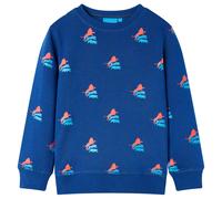Kids' Sweatshirt Children Long Sleeves Toddler Pullover Kids' Top Dark Blue vida