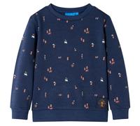 Kids' Sweatshirt Children Long Sleeves Toddler Pullover Kids' Top Navy Melange v