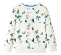 Kids' Sweatshirt Children Long Sleeves Toddler Pullover Kids' Top Soft Ecru vida