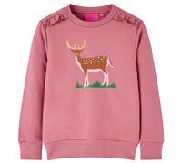 Kids' Sweatshirt Raspberry 128 vidaXL