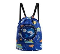 Kids Swim Bag - Adjustable Shoulder Strap Sack, Quick Dry Interior Lining, Non Slip Reinforced Bottom Surfacee | Vibrant Cute Pattern Design For School Gym Summer Camp Outdoor Vacation For Kids