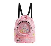 Kids Swim Bag Dry Wet Separation Drawstring Waterproof Adjustable Shoulder