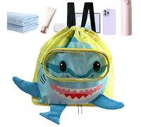 Kids Swim Bags, Cute Waterproof Lightweight Wet Dry Separation, Drawstring Backpack Grocery Storage, for Family Friends Daughter Teen Kids