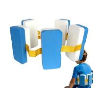 Kids Swim Belt With 5 Adjustable EVA Foam Pads, Wrap-Around Swimming Training Float Belt, Safe Water Sports Buoyancy Aid For Boys And Girls, 35cm Inner Diameter