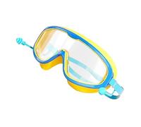 Kids Swim Goggles - Anti-UV Leakproof Pool Eyewear, Soft Silicone Adjustable Strap | No Nose Bridges Swimmings Glasses for Boys Girls Children Water Sports Beach Safety Accessories