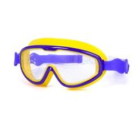 Kids Swim Goggles Silicone Diving Mask Anti Fog Anti Shattered Lens for Kids Swim Goggles for Kids 3-14 Boy and Girl Pool Beach Swimming (Dark Blue)