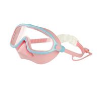 Kids Swim Goggles with Nose Cover Waterproof Anti Fog No Leak Child Snorkel Diving Mask Wide Clear View Soft Silicone Water Space Swimming Goggles for Children Boys Girls Age 4-16 for Pool Beach