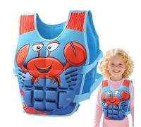 Kids Swim Vest, Childrens Swimsuit with Secure, Adorable Kayaking and Swimming Training Float for Boys Girls Ages 2 to 10, Pool Water Sports Gear, 17.72x13.39x2.36 inches