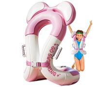 Kids Swim Vest - Inflatable Swim Vest Ring for Child,Inflatable Swimming Ring with Adjustable Safety Buckle Portable Pool Float for Children Boys Girls Summer