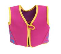 Kids Swim Vest Toddlers Swim Jacket Swimming Float Sports Swimming Training Flotation Buoyancy Aids with Zipper Watersports Beach Sports Equipment Lifejacket Waistcoat for Boys (21-Red, 6-8Years)