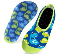 Kids Swim Water Shoes for Boys Toddlers Baby Aqua Socks for Kids Quick Dry Pool Beach Barefoot Children(Dinosaurs Blue 30/31