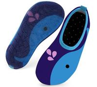 Kids Swim Water Shoes for Boys Toddlers Baby Aqua Socks for Kids Quick Dry Pool Beach Barefoot Children（Big Whale Blue 28/29
