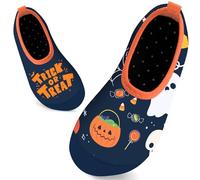 Kids Swim Water Shoes for Girls Toddlers Baby Aqua Socks for Kids Quick Dry Pool Beach Barefoot Children(Halloween 32/33EU