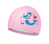 Kids Swimming Cap, Girls Swimming Cap Boys Kids For 4-10 Years Old Childs With Long Hair Waterproof Swim Hat Caps Stretchable Pu Material For Pool And Water Activities