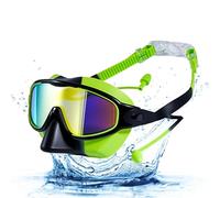 Kids Swimming Goggles - Clear See Through Anti Fog Nose Guard Set