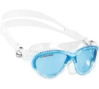 Kids Swimming Goggles, CRESSI Mini Cobra Goggles,Clear/Blue/Blue lens, Age 7-15
