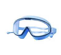 Kids Swimming Goggles, Cry-stal Clear Swim Goggles, HD Anti-Fog Waterproof Adjustable Safety Equipment Protection Wide Vision for Racing Training Snorkeling Diving Beach Lake Competition