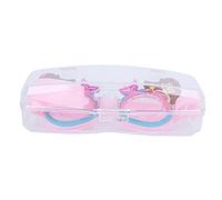 Kids Swimming Goggles, Swimming Goggles for Kids Swimming Goggles with Earplug Pc Anti Fog Len + Silicone Len Ring Glasses Strap Cute Cartoon Kid Swimming Glasses for Children (#1)
