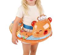 Kids Swimming Pool Floats, Inflatable Raft Capybara Design, Portable Durabled PVC Blow Up Float for Bath Beach Tub Shower Summer Outdoor Play, Cute Pool Accessory for Girls Boys