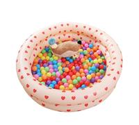 Kids Swimming Pool - Portable Folding Water Basin, Compact Circular Play Tank, Reinforced Heat Resistant Material, Quick Deployment Structure, Backyard Water Activity Hub for Outdoor Summer