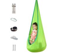 Kids Swing Seat with Inflatable Cushions, Outdoor Hanging Chair with Air Cushion, Safety Against Rollover, Load Capacity: Approximately 80kg, Easy to Carry,150 * 70cm,B