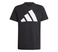 adidas Unisex Kids Essentials Big Logo T-Shirt, Black/White, 15-16 Years