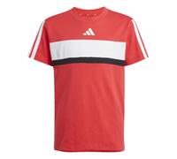 Kid's T-shirt adidas Essentials Tiberio 3-Stripes Rouge 7/8 ans