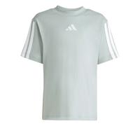 adidas Unisex Kids Essentials Linear Logo T-Shirt, Wonder Sage/White, 7-8 Years