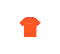 Kid's T-shirt Alpha Industries Label Orange 9/10 ans