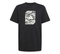 adidas Boy's CAMO Box Junior Boys Tshirt, Black, 13-14 Years
