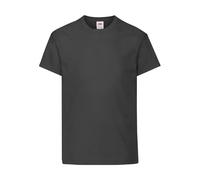 Kid's T-shirt Fruit of the Loom Original Noir 12/13 ans