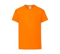 Kid's T-shirt Fruit of the Loom Original Orange 12/13 ans