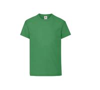Kid's T-shirt Fruit of the Loom Original Vert 7/8 ans