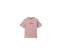 Kid's T-shirt Napapijri New Box Logo Rose 8 ans