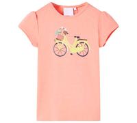 Kids' T-shirt Neon Coral 104