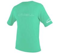 O'Neill Wetsuits Unisex Youth Youth Basic Skins Short Sleeve Sun Shirt Rash Vest, Light Aqua, 10 UK