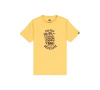 Kid's T-shirt Quiksilver Ev Stay Palm Jaune 14 ans
