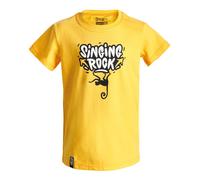 Kid's T-shirt Singing Rock Monkey Jaune 8 ans