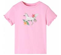 Kids' T-shirt with Short Sleeves Bright Pink 104