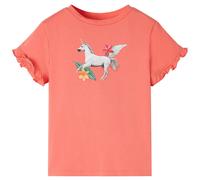 Kids' T-shirt with Short Sleeves Coral 104