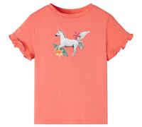 Kids' T-shirt with Short Sleeves Coral 116