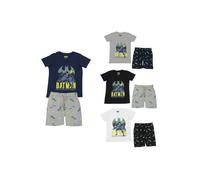Kids T-Shirts and Shorts Set Batman Print Outfits: Grey and Navy/2 year