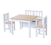 Kids Table Chair Bench Childrens Dining Table Chairs Bench Storage 3 Years+