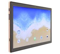 Kids Tablet, 2.4G 5G Dual Band WiFi HD 1920x1200 IPS 10in Gold Tablet for Android 12 4G Texting Calls (UK Plug)