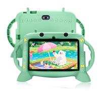 Kids Tablet 7 inch Android 11 for Toddler, 3GB RAM 32GB ROM Parental Control Dual Camera with Case for Educational (Mint Green)