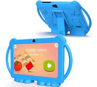 Kids Tablet, 7 inch Android Tablet for Kids, 4GB RAM 32GB ROM 1TB Expand, Toddler Tablets with Parental Control, IPS Screen, Dual Camera, Educational, Games, Shockproof Case for Boys/Girls (Blue)