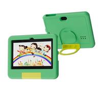 Kids Tablet, 7 inch Android Tablet for Kids, 4GB RAM 32GB ROM 1TB Expand, Toddler Tablets with Parental Control, IPS Screen, Dual Camera, Educational, Games, Shockproof Case for Boys/Girls (Green)