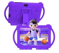 Kids Tablet 7 inch for Boys Girls Android Tablets for Kids, 4GB RAM 32GB ROM Toddler Tablet, WIFI Bluetooth, Safety Eye IPS Screen, Parental Control, Dual Camera Shockproof Case for Educational Games